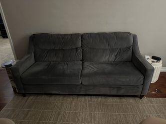 Gray sofa gray cloth fabric sofa grey sofa