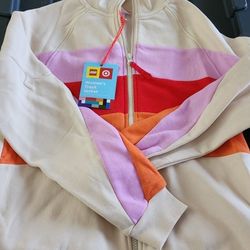 Lego Collection X Target Women's Zip Up Track Jacket, Matching Sweats Set