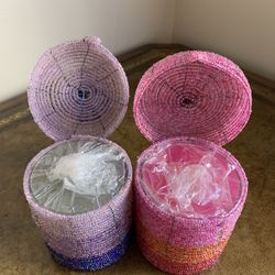 New Candles surrounded by beads