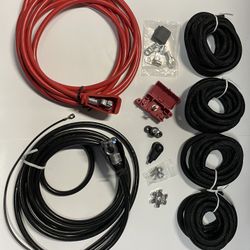 Motorsports Battery Relocation Kit 1 Guage Wiring