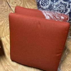 2 New Outdoor Seat Cushions 