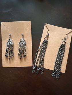 Ornate Bohemian Dangles & Edgy Chain Fringe Earrings