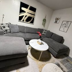 Stunning Gray Couch From Costco 