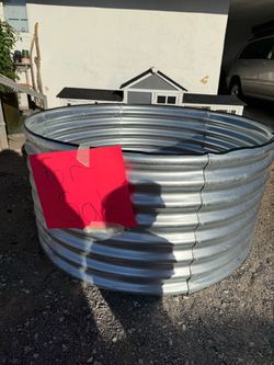 Galvanized Steel Round garden bed