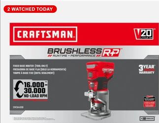 Craftsman V20 Cordless Router Tool Only