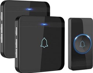 AVANTEK Wireless Doorbell, D-3B Waterproof Door Chime Kit Operating at over 1300 Feet with 2