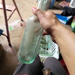 Round bottom glass soda bottles 
