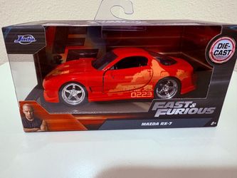Jada Fast & Furious Mazda RX-7 Die-Cast Car 1/32