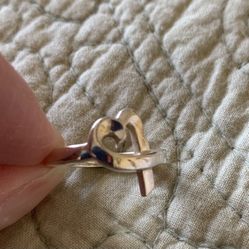Tiffany And Co. Sterling Silver 925 Paloma Picasso Loving Heart Ring