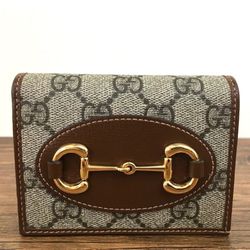Gucci Compact Wallet 621887 Horsebit With Box 38 _2196