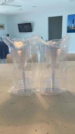 12 Plastic Party Margarita Glasses