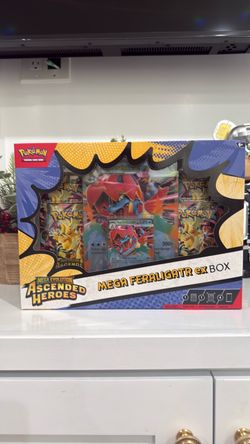 New box mega feraligatr ex box TCG Pokemkn trading card