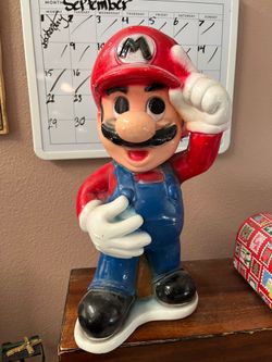 Vintage Mario Piggy Bank (coins inside)