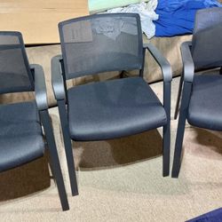 Costway office/guest chairs, set of 3, brand new and put together.