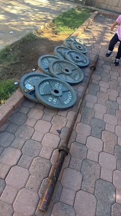 Standard Barbell Weight Plates set