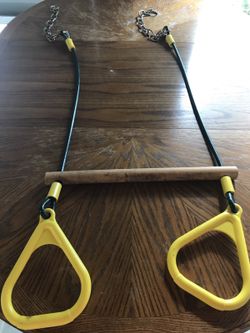 Monkey bars and swing belt