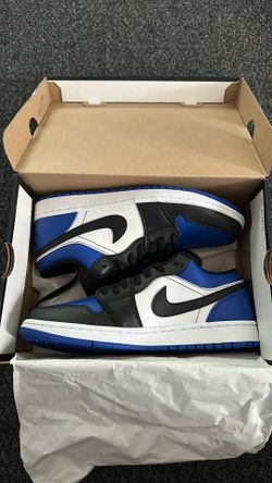 Air Jordan 1 low royal toe sz10 $180