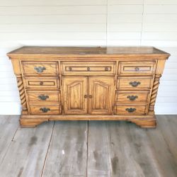 $65 for Large Wood Storage Dresser Cabinet