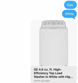 Washer -Gas