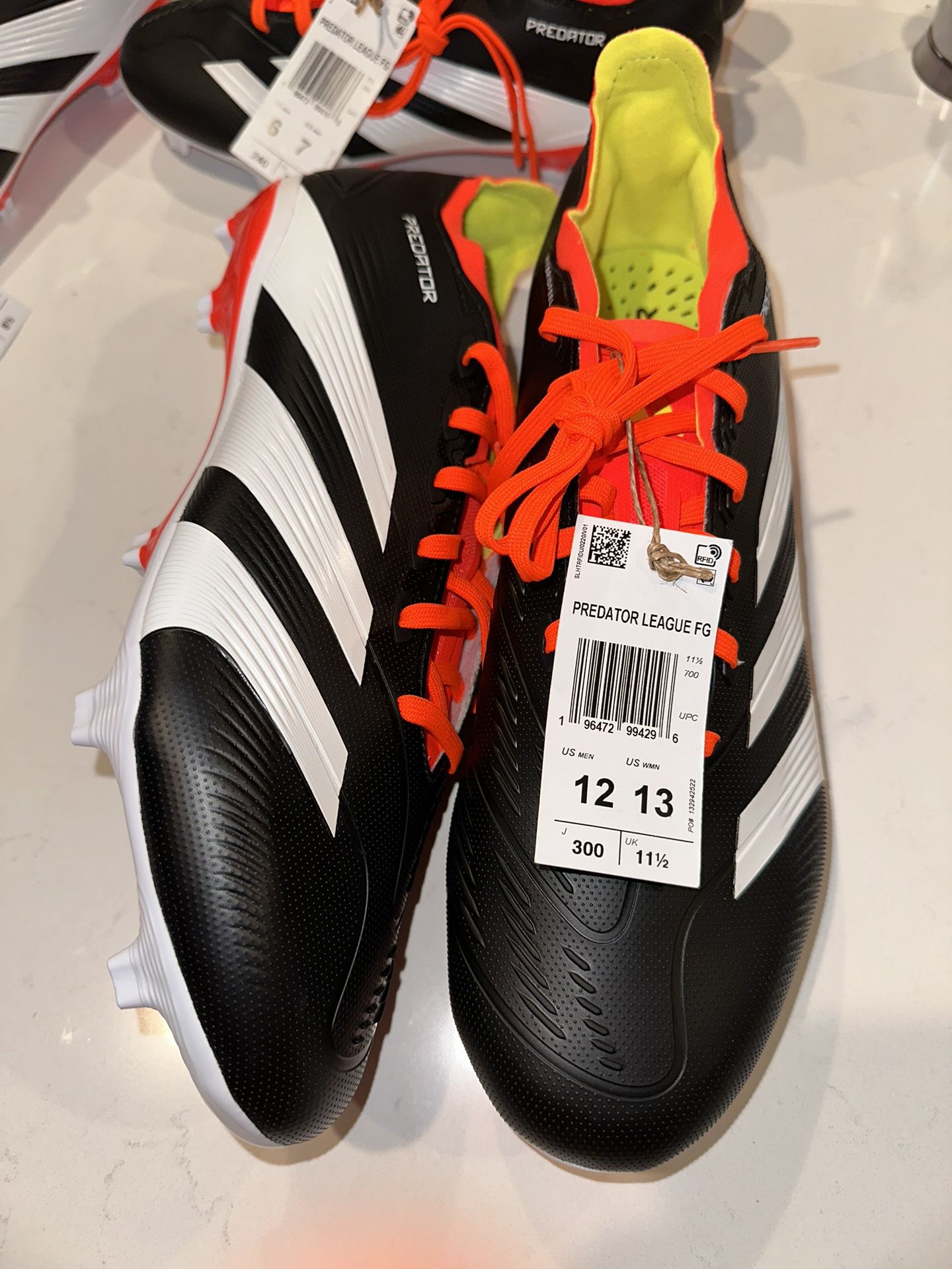 Adidas Predator League FG Soccer Cleats Size 12