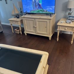 Coffee Table And End Tables $35 Each Or $75 For All