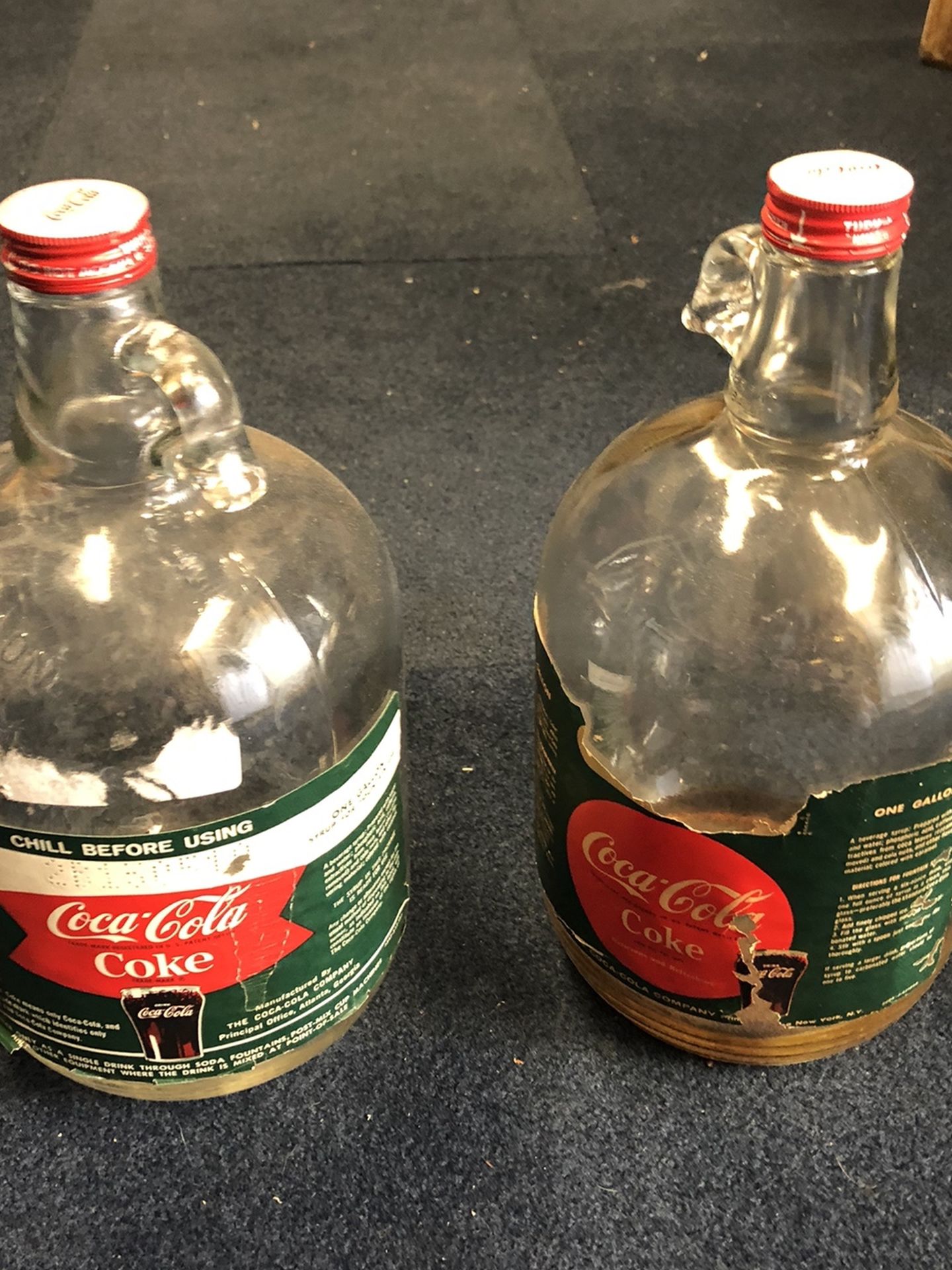 Coco Cola Vintage Syrup Bottles