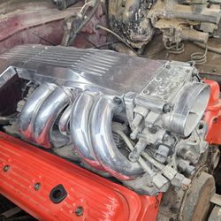 SBC Polished Tuned Port Injection Intake Chevy