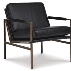 Leather Accent Chair 