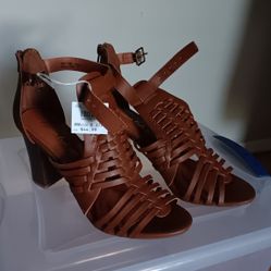 Brown American Eagle Heels Size 9