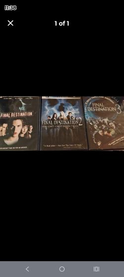 Final destination 1,2,3 dvd