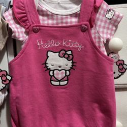 Hello Kitty 2 PC Overall Set