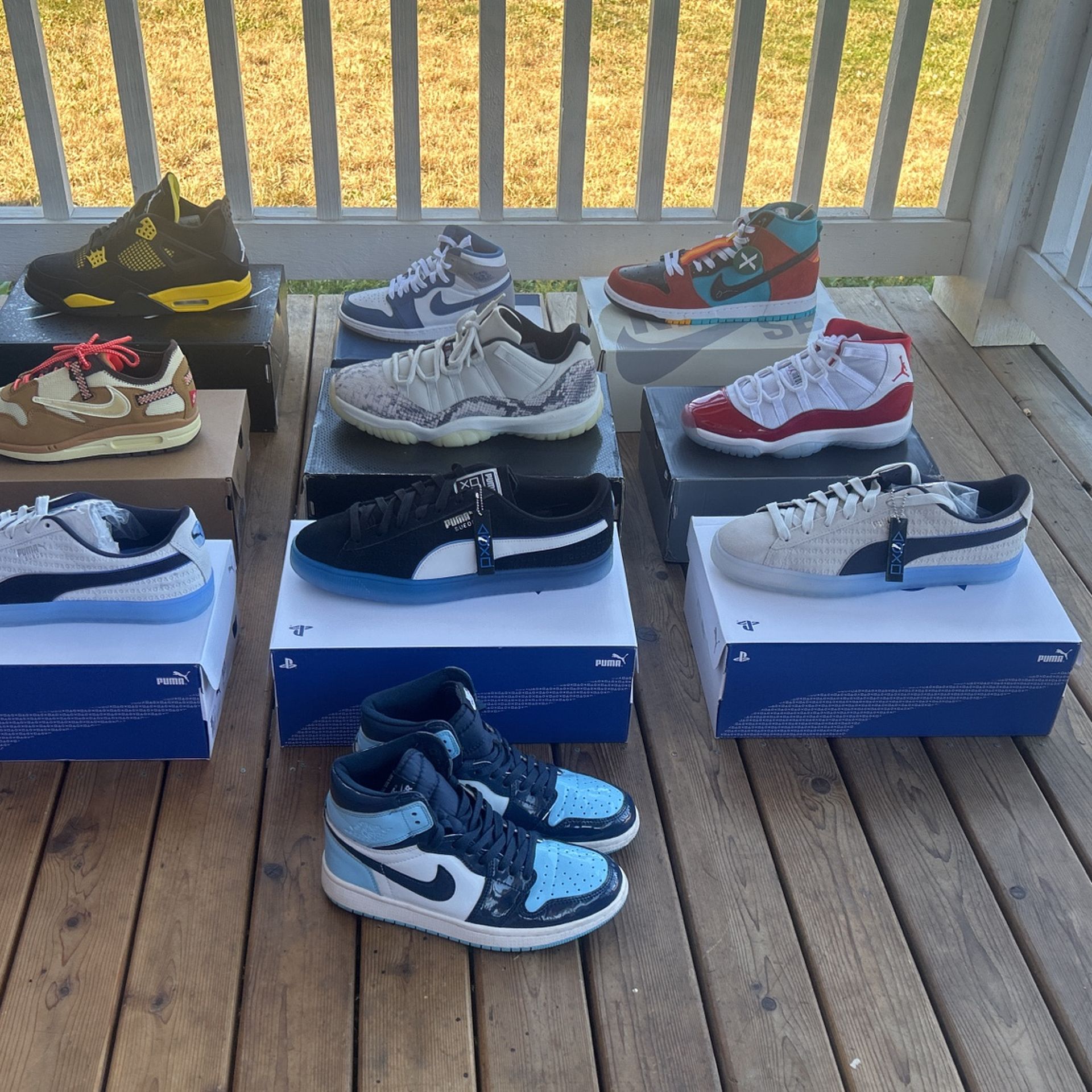 Sneaker Lot (Nike, Puma, And Jordans)