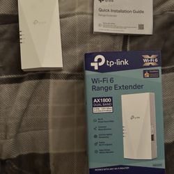 TP-Link AX1800 WiFi 6 Range Extender Dual Band Repeater Gigabit