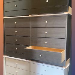8 drawers dresser/ eight drawers dresser