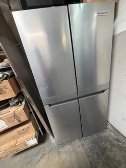 Kitchenaid 4 Door Stainless Steel Refrigerator
