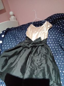 Black And Gold Dress