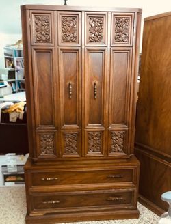 Burnt Umber Armoire Wardrobe
