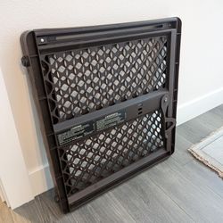 Brown Baby gate 