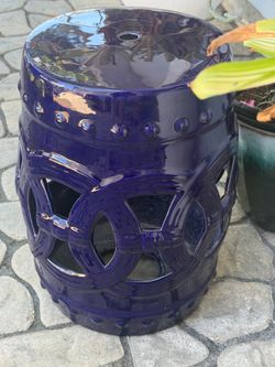 Gorgeous indoor or garden stool table