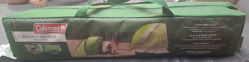 Coleman Shade Canopy Beach NEW