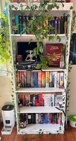 5 shelf bookshelf