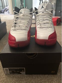 Retro Jordan 12 cherry 6.5y