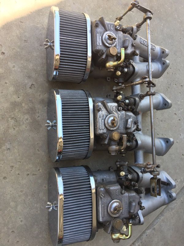 Datsun 240z,260z,280ztriple er 40DCOECarburetors & Cannon manifold for Sale in Bakersfield