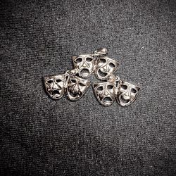 925 Silver Pendant Laugh Now Cry Later