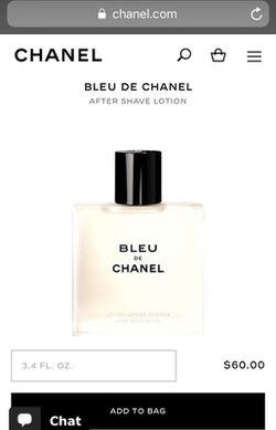 New* Authentic Chanel “Bleu de Chanel” 3.4 fl oz After Shave