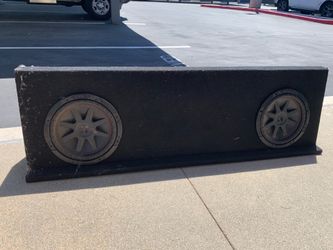 Two 10 inch KICKER subs