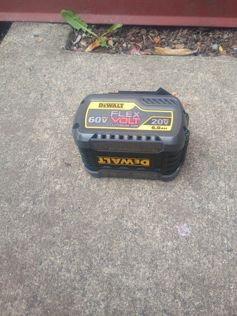 DeWalt Flex Volt 20volt 60max 6.0ah