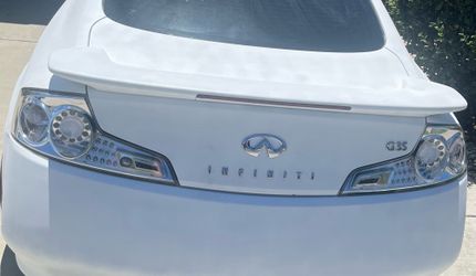 G35 coupe clear tail lights