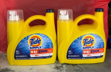 Tide yellow Detergent with Oxi 94 Fl Oz, 70 Loads