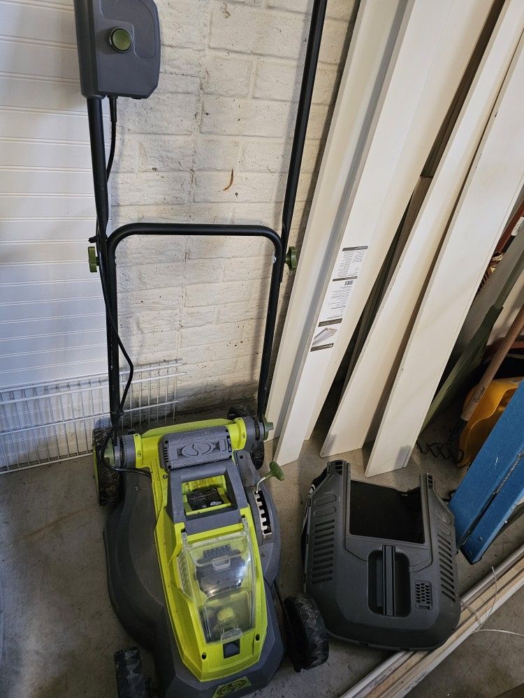 REDUCED - Lawn Mower (CORDLESS) Battery Operated - Includes Two (2) Batteries and a Charger